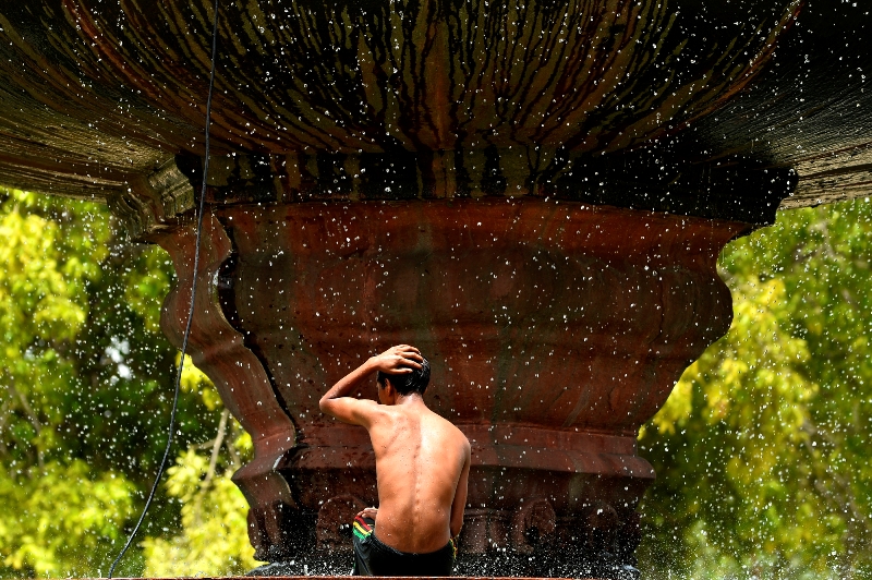 Onda de calor na Índia deixa 800 mortos (Foto: Chandan Khann/AFP)