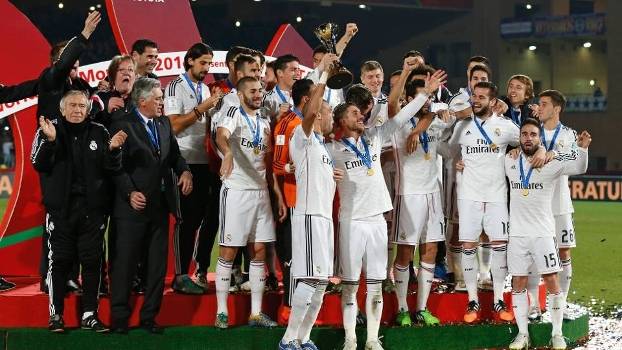 Real Madrid, atual campeão mundial de clubes, ainda é a equipe mais valiosa do mundo
