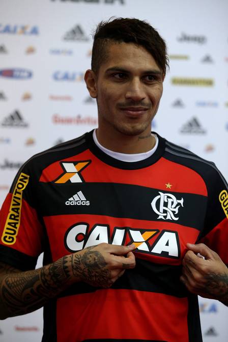Guerrero, o maior reforço do Flamengo para a temporada (Foto: Rafael Moraes / Agência O Globo)