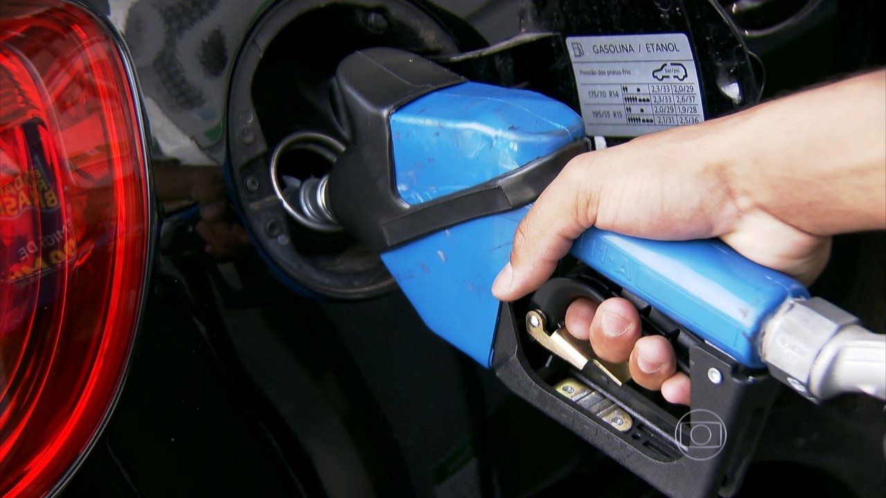 Aumento da gasolina nas refinarias será de 6% (Foto: Reprodução/ TV Globo)