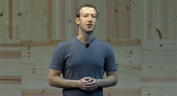 Mark Zuckerberg, fundador do Facebook, falou sobre implantação do botão 'não curti' em evento da empresa (Foto: Reprodução/Stream)