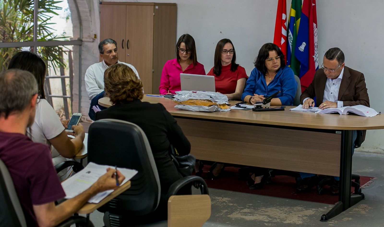 Pregão presencial para escolha da banca foi realizado em Cabedelo nesta quinta-feira (5) — Foto: Divulgação